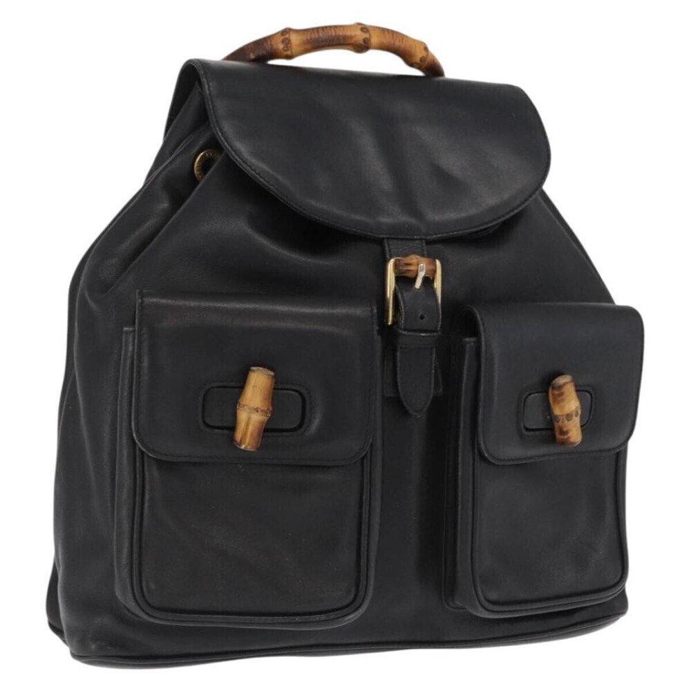 Gucci Vintage Bamboo Leather - Picture 13 of 16
